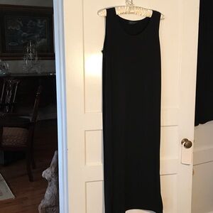 Elegant Travel Maxi Black Sleeveless Dress Size Medium